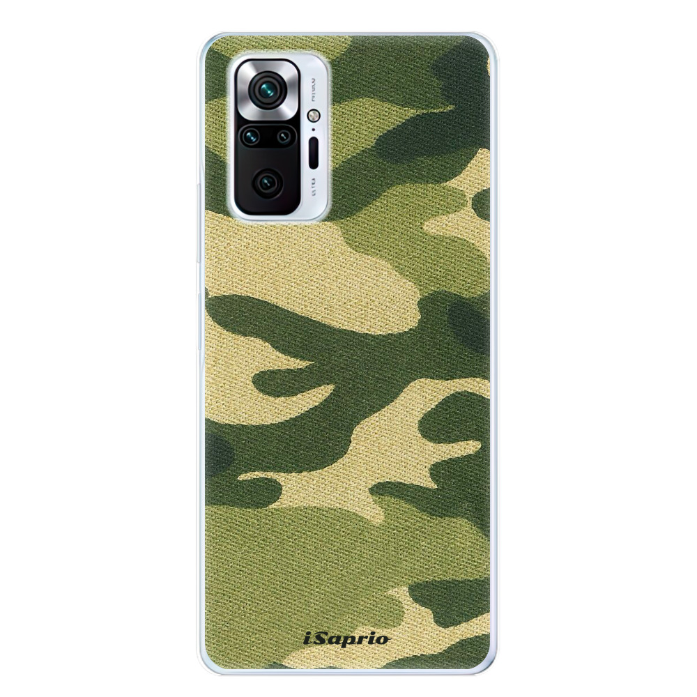 Odolné silikónové puzdro iSaprio - Green Camuflage 01 - Xiaomi Redmi Note 10 Pro