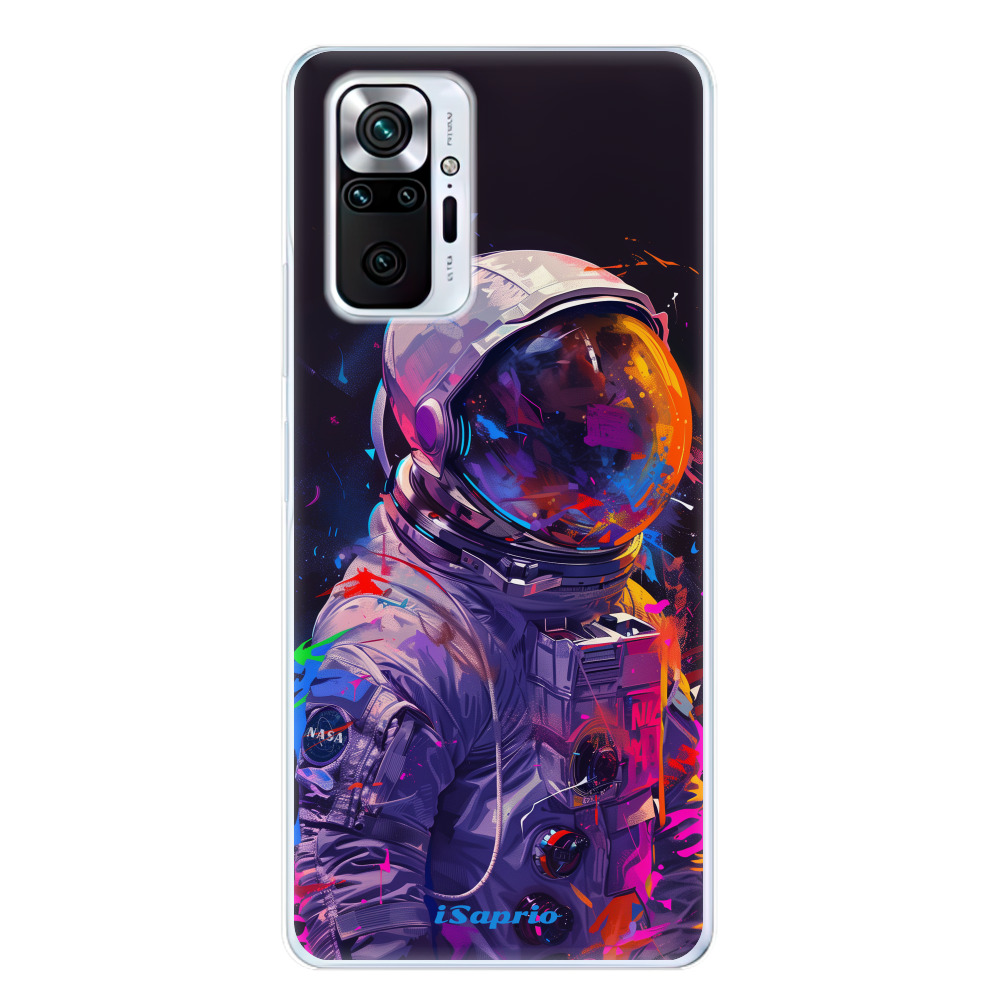 Odolné silikónové puzdro iSaprio - Neon Astronaut - Xiaomi Redmi Note 10 Pro