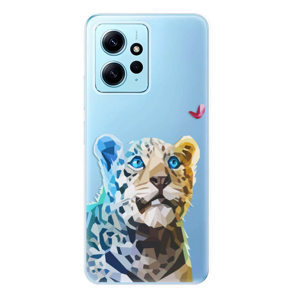 Odolné silikónové puzdro iSaprio - Leopard With Butterfly - Xiaomi Redmi Note 12 5G