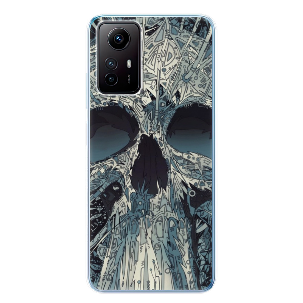 Odolné silikónové puzdro iSaprio - Abstract Skull - Xiaomi Redmi Note 12S