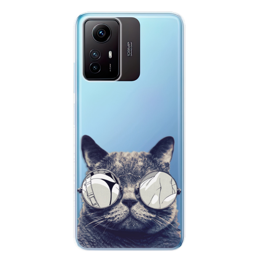 Odolné silikónové puzdro iSaprio - Crazy Cat 01 - Xiaomi Redmi Note 12S