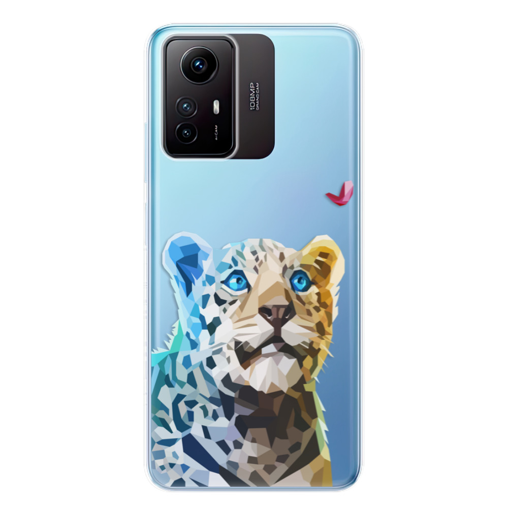 Odolné silikónové puzdro iSaprio - Leopard With Butterfly - Xiaomi Redmi Note 12S