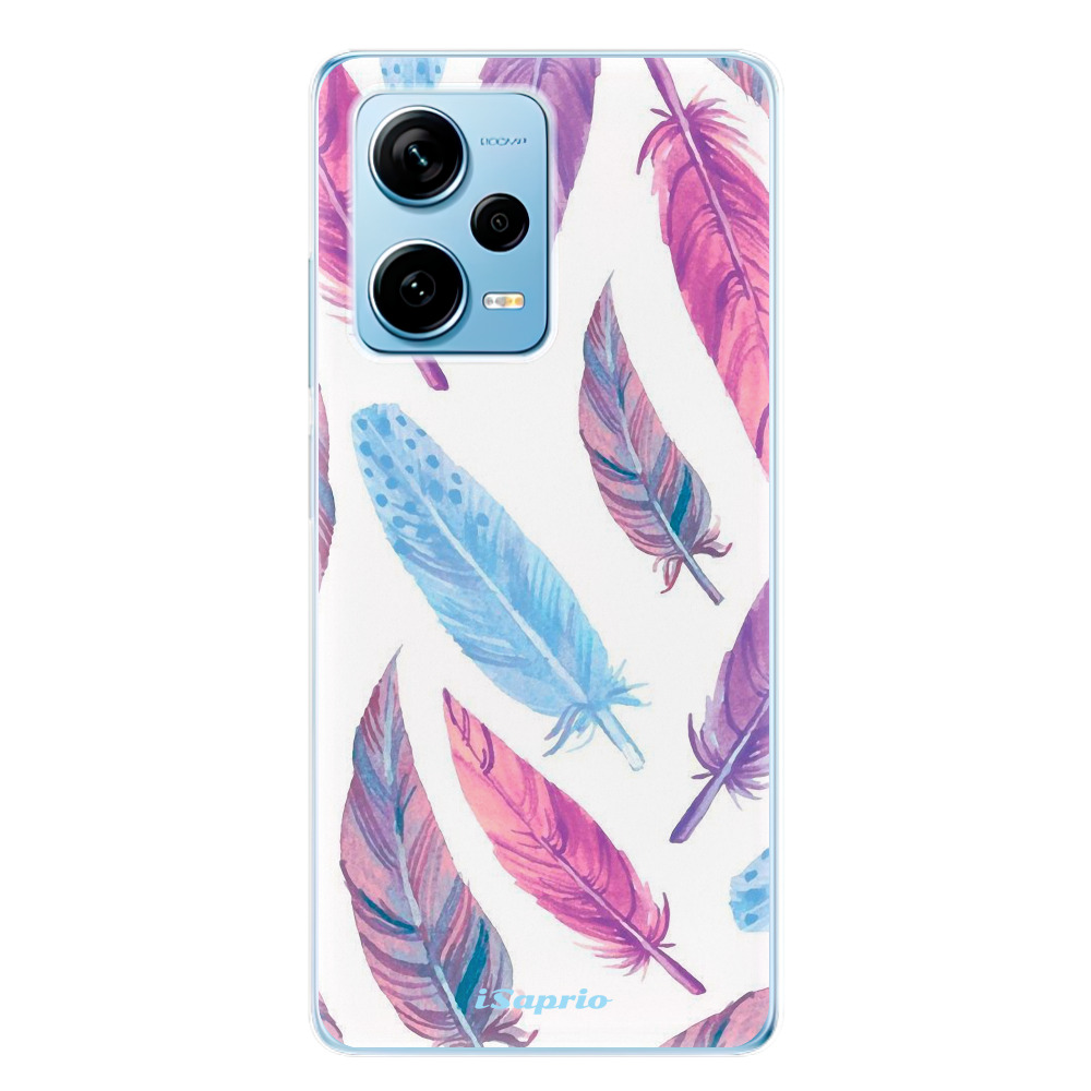 Odolné silikónové puzdro iSaprio - Feather Pattern 10 - Xiaomi Redmi Note 12 Pro 5G / Poco X5 Pro 5G