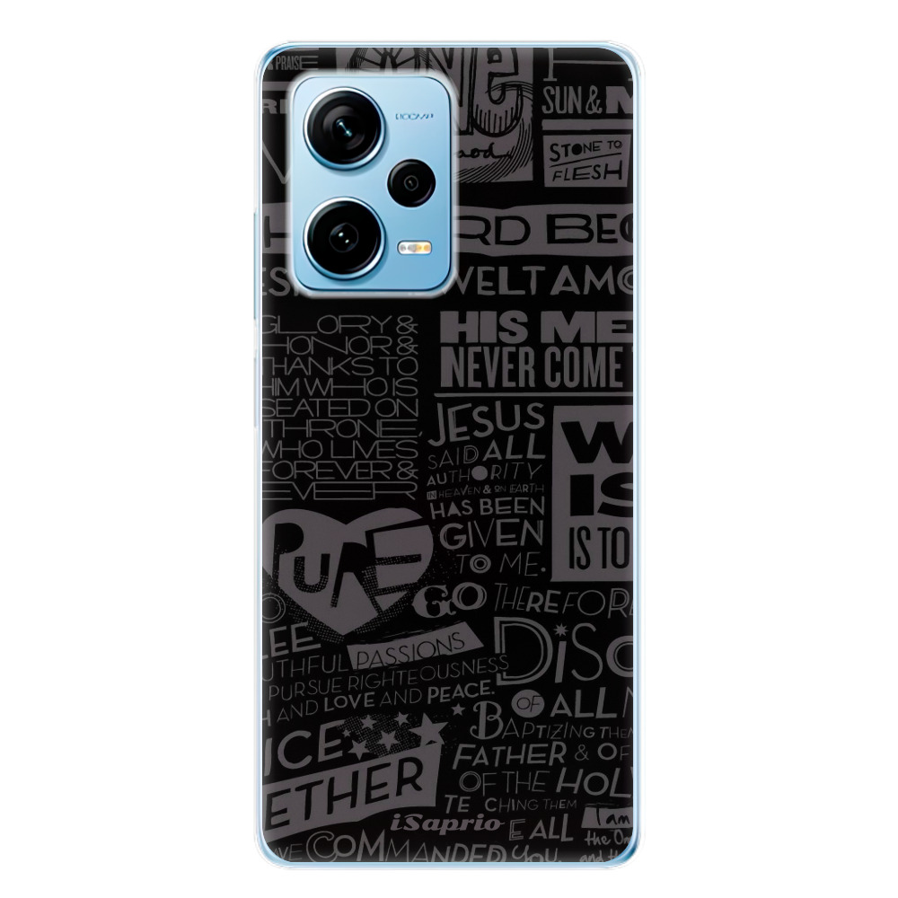 Odolné silikónové puzdro iSaprio - Text 01 - Xiaomi Redmi Note 12 Pro 5G / Poco X5 Pro 5G