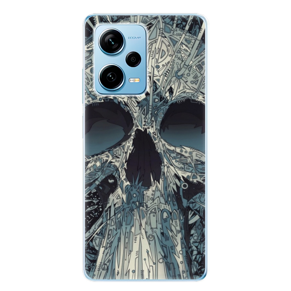 Odolné silikónové puzdro iSaprio - Abstract Skull - Xiaomi Redmi Note 12 Pro 5G / Poco X5 Pro 5G