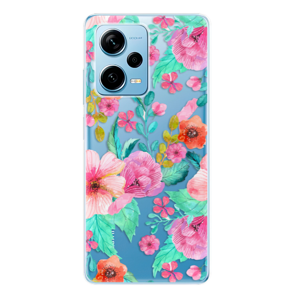 Odolné silikónové puzdro iSaprio - Flower Pattern 01 - Xiaomi Redmi Note 12 Pro 5G / Poco X5 Pro 5G