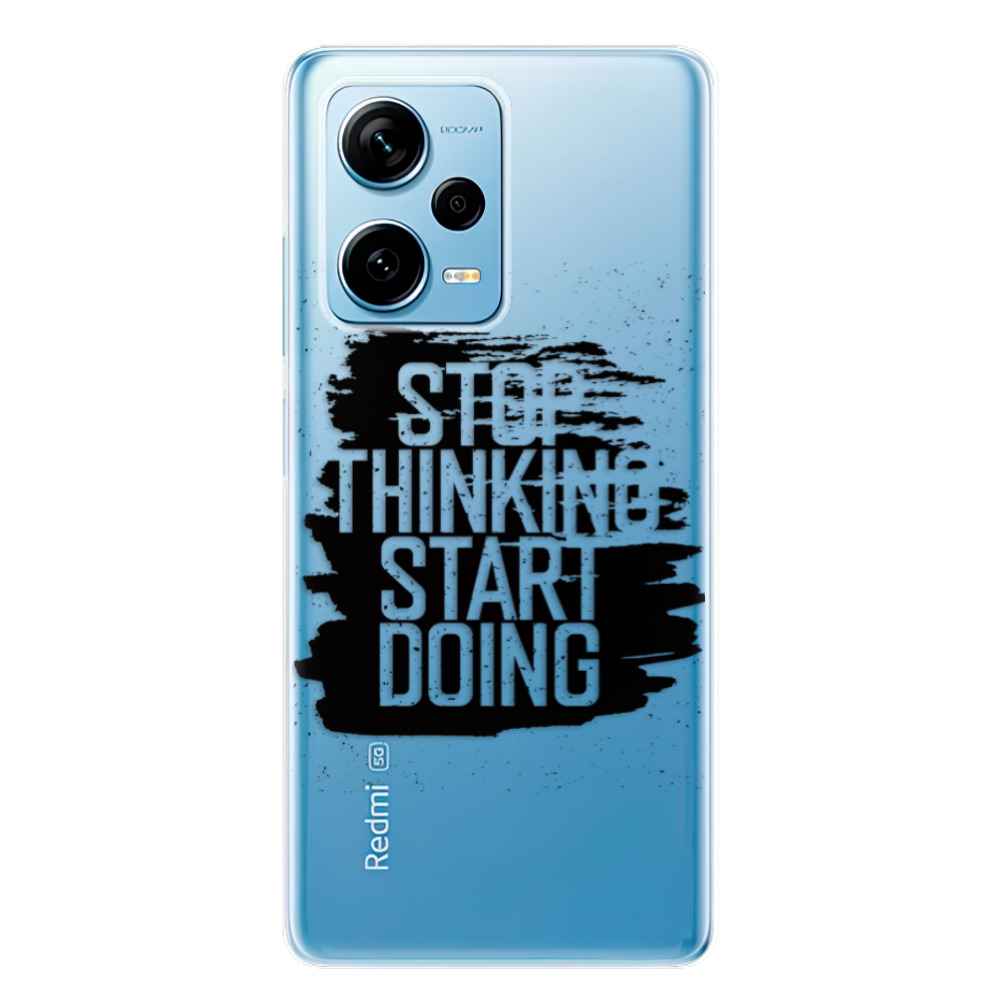 Odolné silikónové puzdro iSaprio - Start Doing - black - Xiaomi Redmi Note 12 Pro 5G / Poco X5 Pro 5G