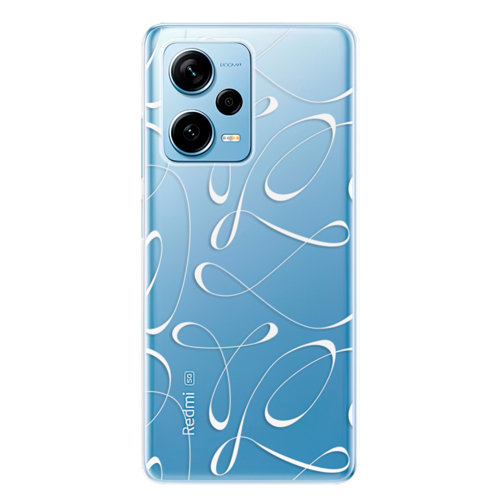 Odolné silikónové puzdro iSaprio - Fancy - white - Xiaomi Redmi Note 12 Pro 5G / Poco X5 Pro 5G