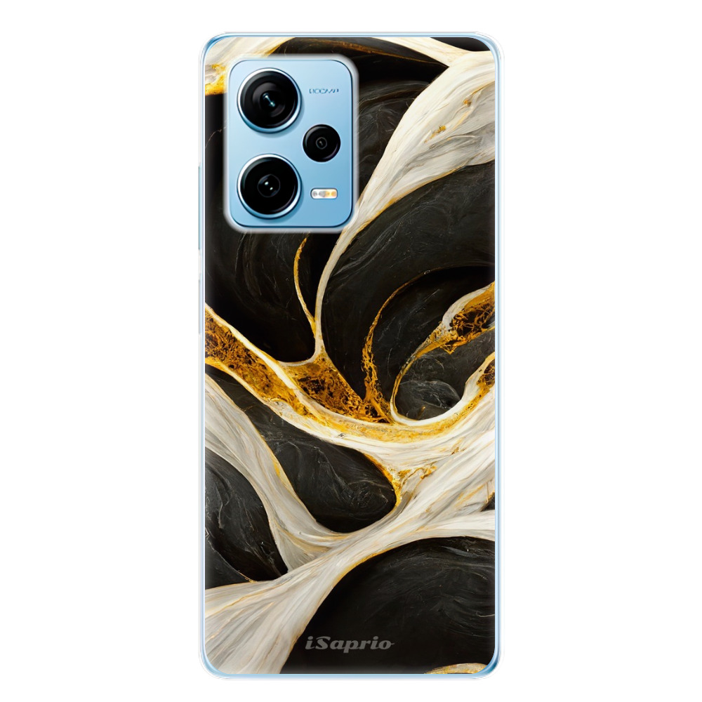 Odolné silikónové puzdro iSaprio - Black and Gold - Xiaomi Redmi Note 12 Pro 5G / Poco X5 Pro 5G