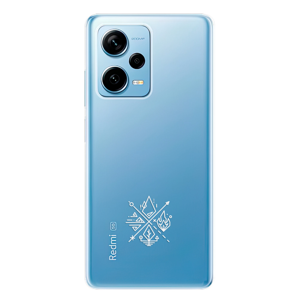 Odolné silikónové puzdro iSaprio - čiré - Elements - Xiaomi Redmi Note 12 Pro 5G / Poco X5 Pro 5G