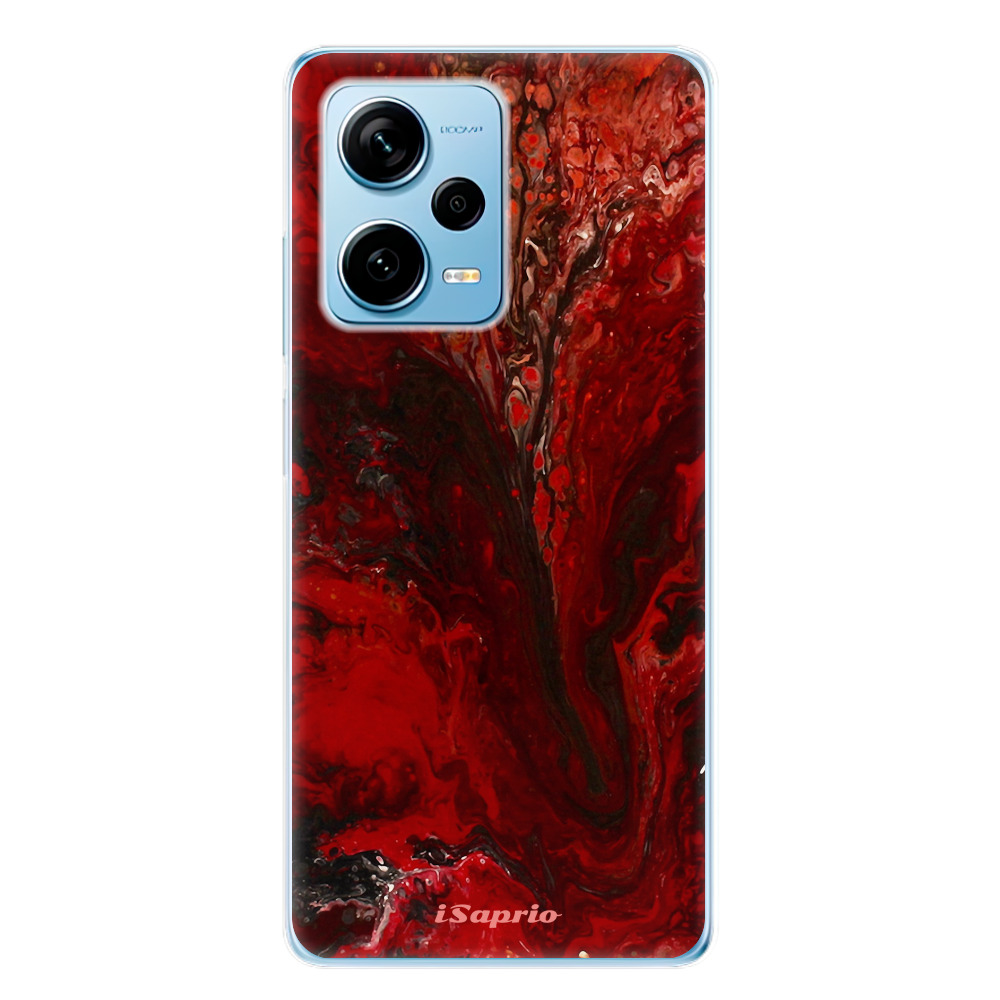 Odolné silikónové puzdro iSaprio - RedMarble 17 - Xiaomi Redmi Note 12 Pro+ 5G