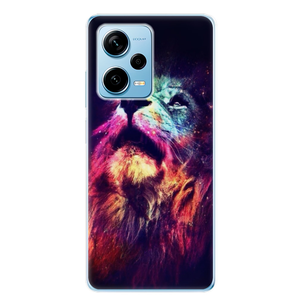 Odolné silikónové puzdro iSaprio - Lion in Colors - Xiaomi Redmi Note 12 Pro+ 5G