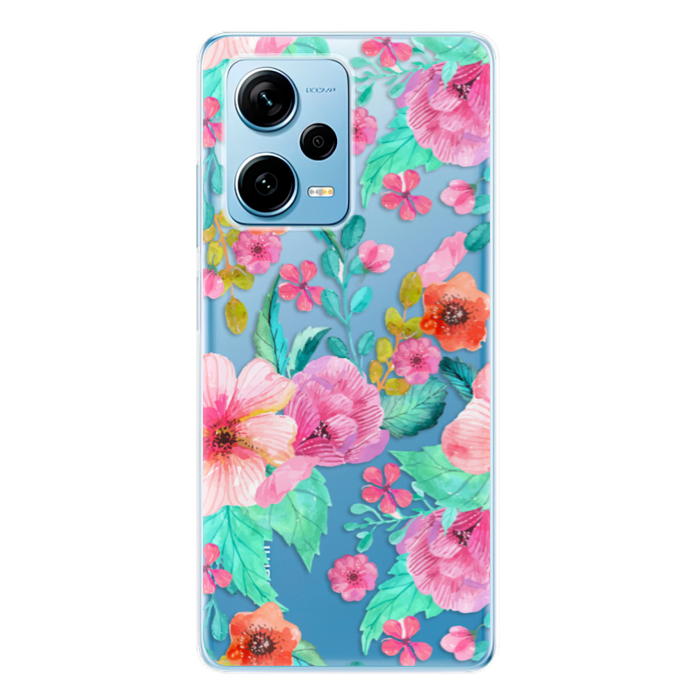 Odolné silikónové puzdro iSaprio - Flower Pattern 01 - Xiaomi Redmi Note 12 Pro+ 5G