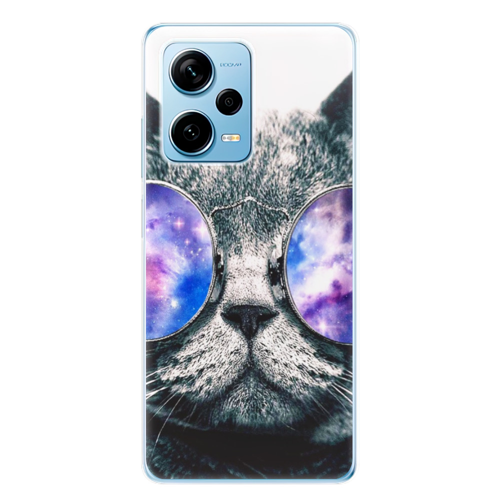 Odolné silikónové puzdro iSaprio - Galaxy Cat - Xiaomi Redmi Note 12 Pro+ 5G