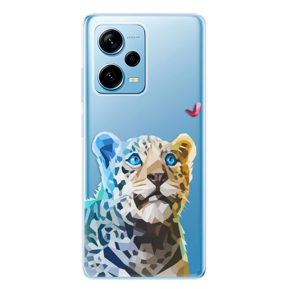 Odolné silikónové puzdro iSaprio - Leopard With Butterfly - Xiaomi Redmi Note 12 Pro+ 5G