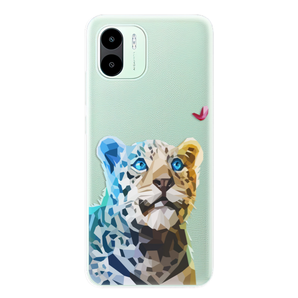 Odolné silikónové puzdro iSaprio - Leopard With Butterfly - Xiaomi Redmi A1 / A2