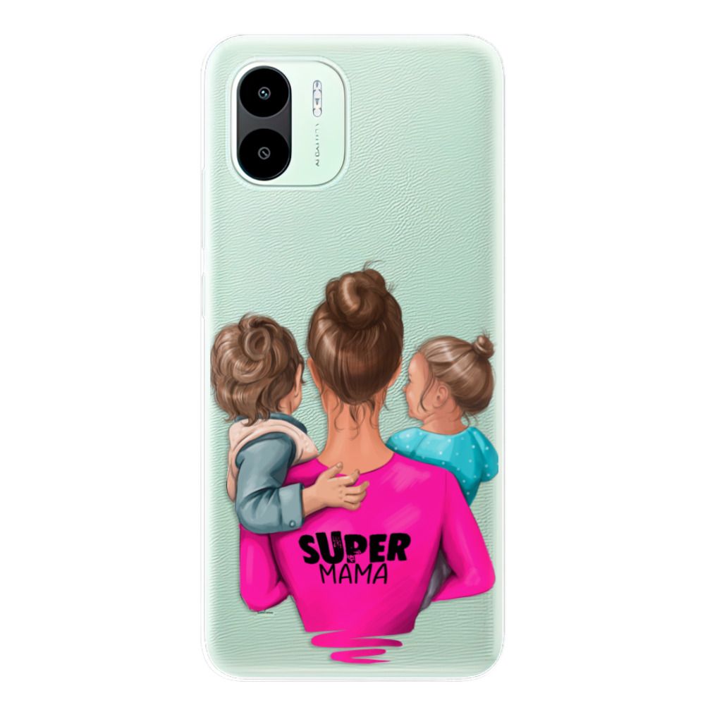 Odolné silikónové puzdro iSaprio - Super Mama - Boy and Girl - Xiaomi Redmi A1 / A2