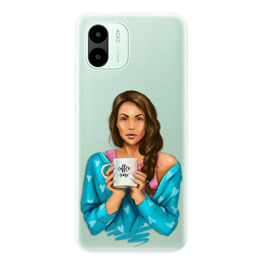 Odolné silikónové puzdro iSaprio - Coffe Now - Brunette - Xiaomi Redmi A1 / A2