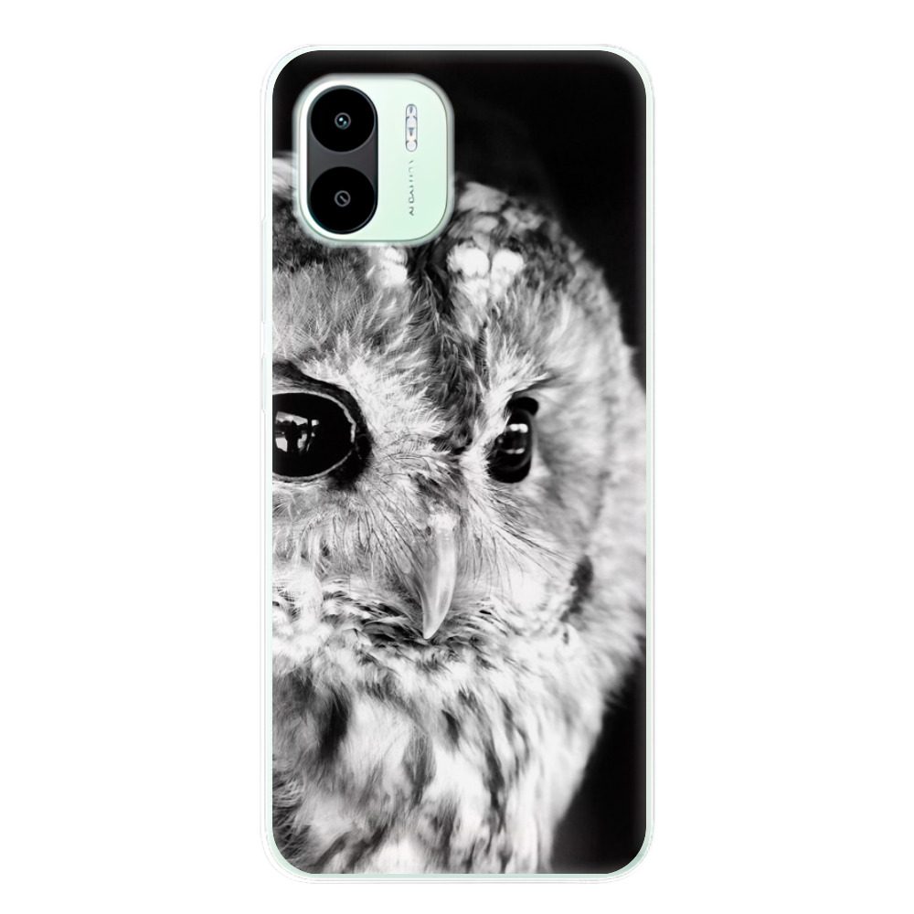 Odolné silikónové puzdro iSaprio - BW Owl - Xiaomi Redmi A1 / A2