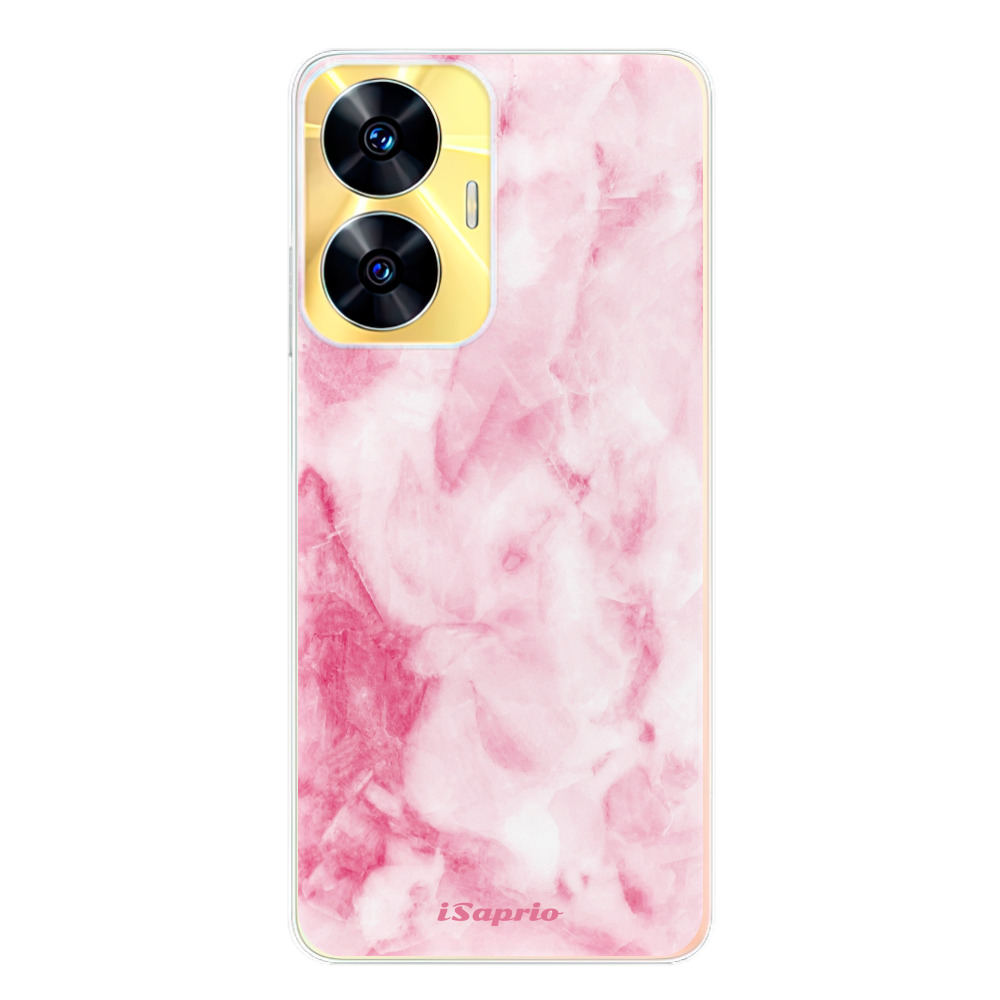 Odolné silikónové puzdro iSaprio - RoseMarble 16 - Realme C55