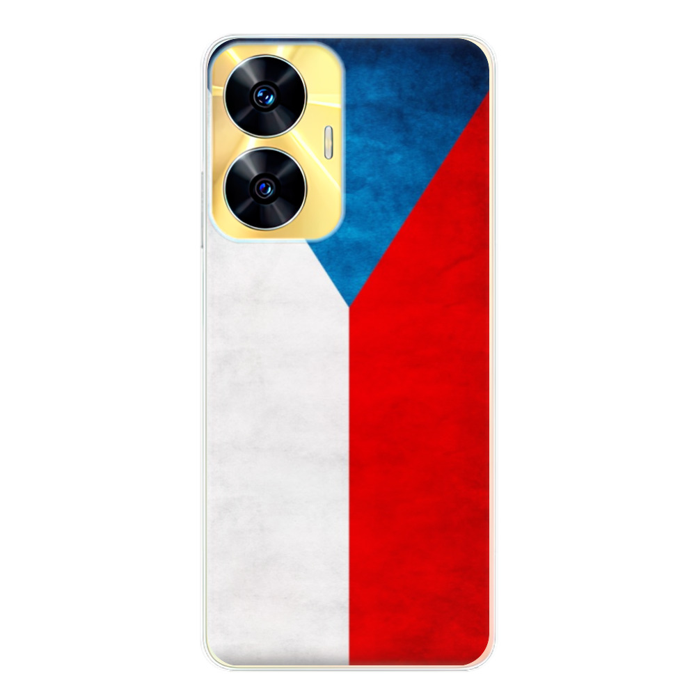 Odolné silikónové puzdro iSaprio - Czech Flag - Realme C55