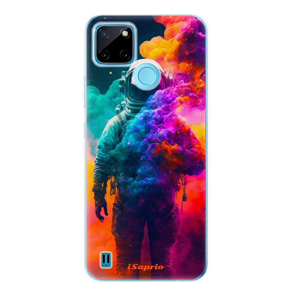 Odolné silikónové puzdro iSaprio - Astronaut in Colors - Realme C21Y / C25Y