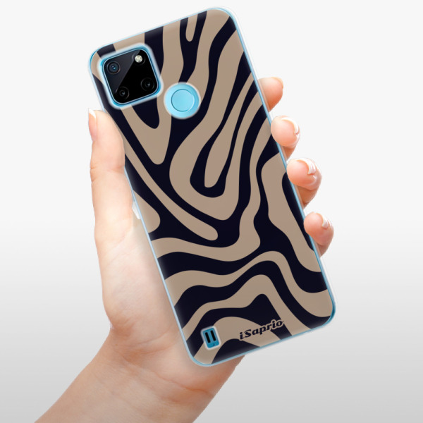 Odolné silikónové puzdro iSaprio - Zebra Black - Realme C21Y / C25Y