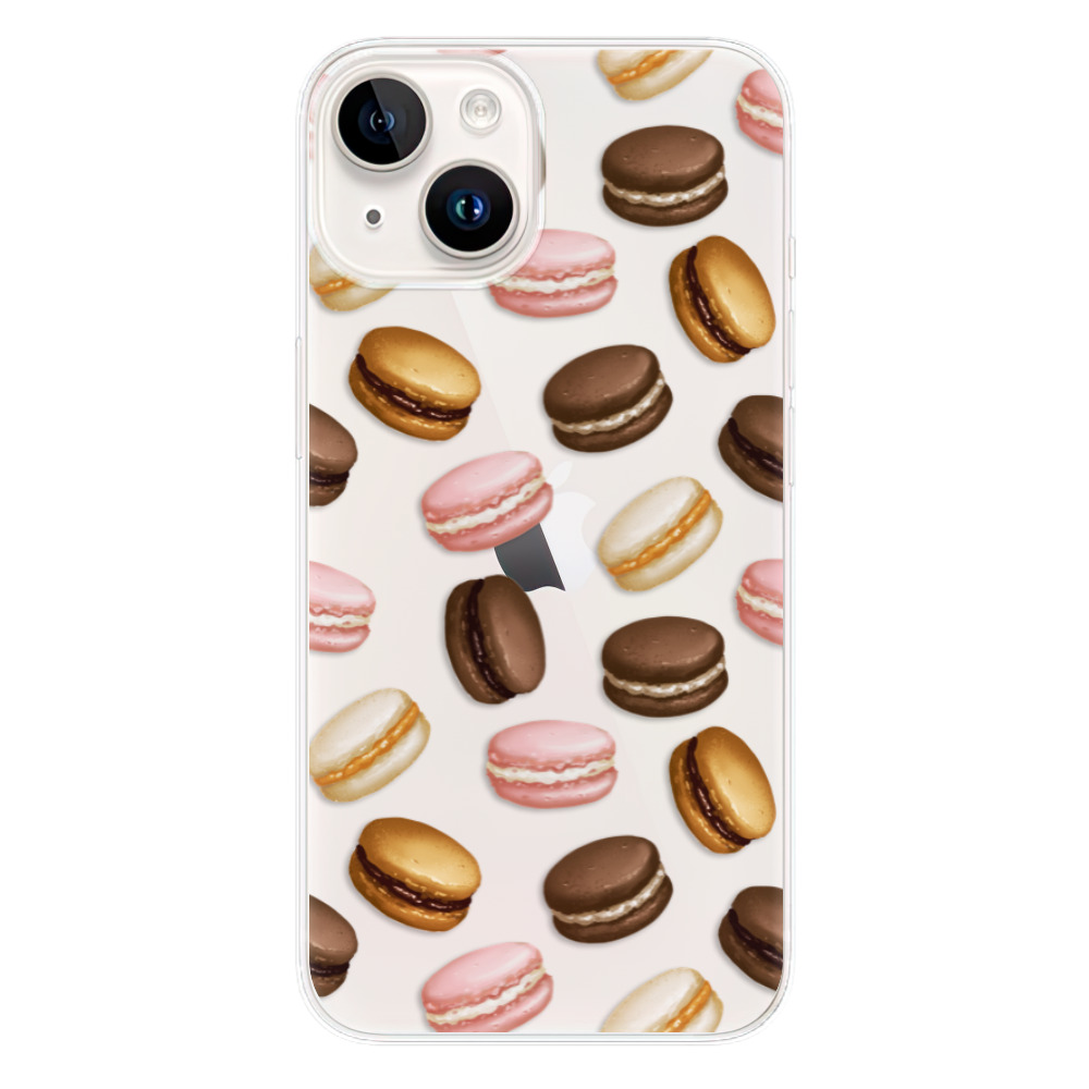 Odolné silikónové puzdro iSaprio - Macaron Pattern - iPhone 15