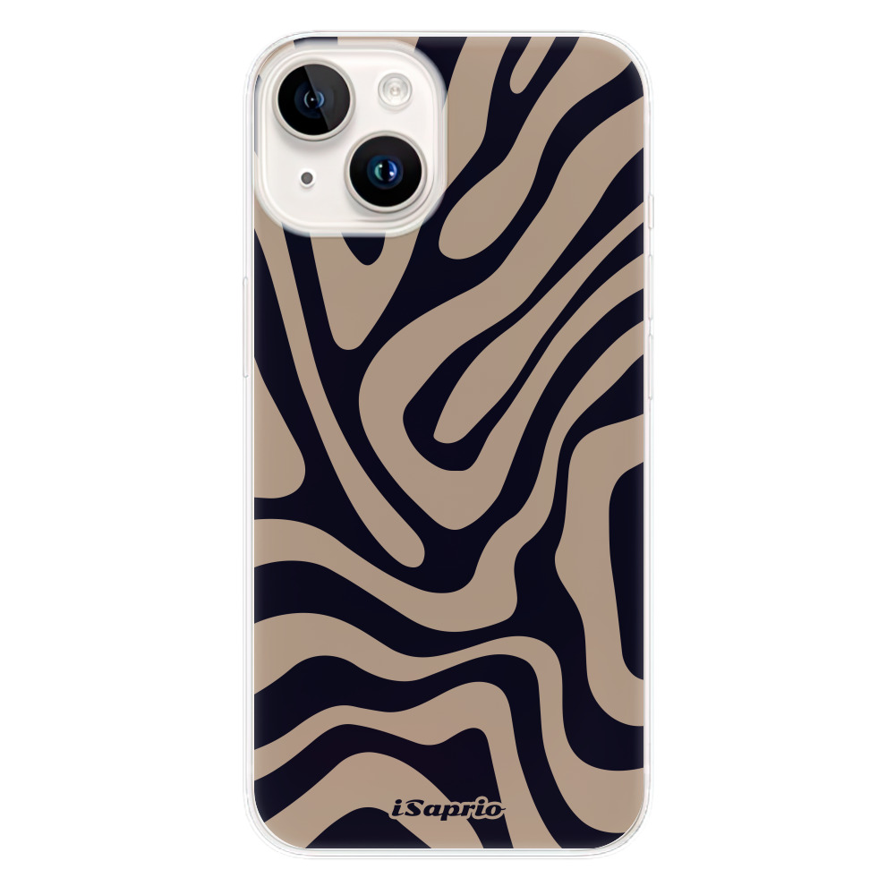 Odolné silikónové puzdro iSaprio - Zebra Black - iPhone 15