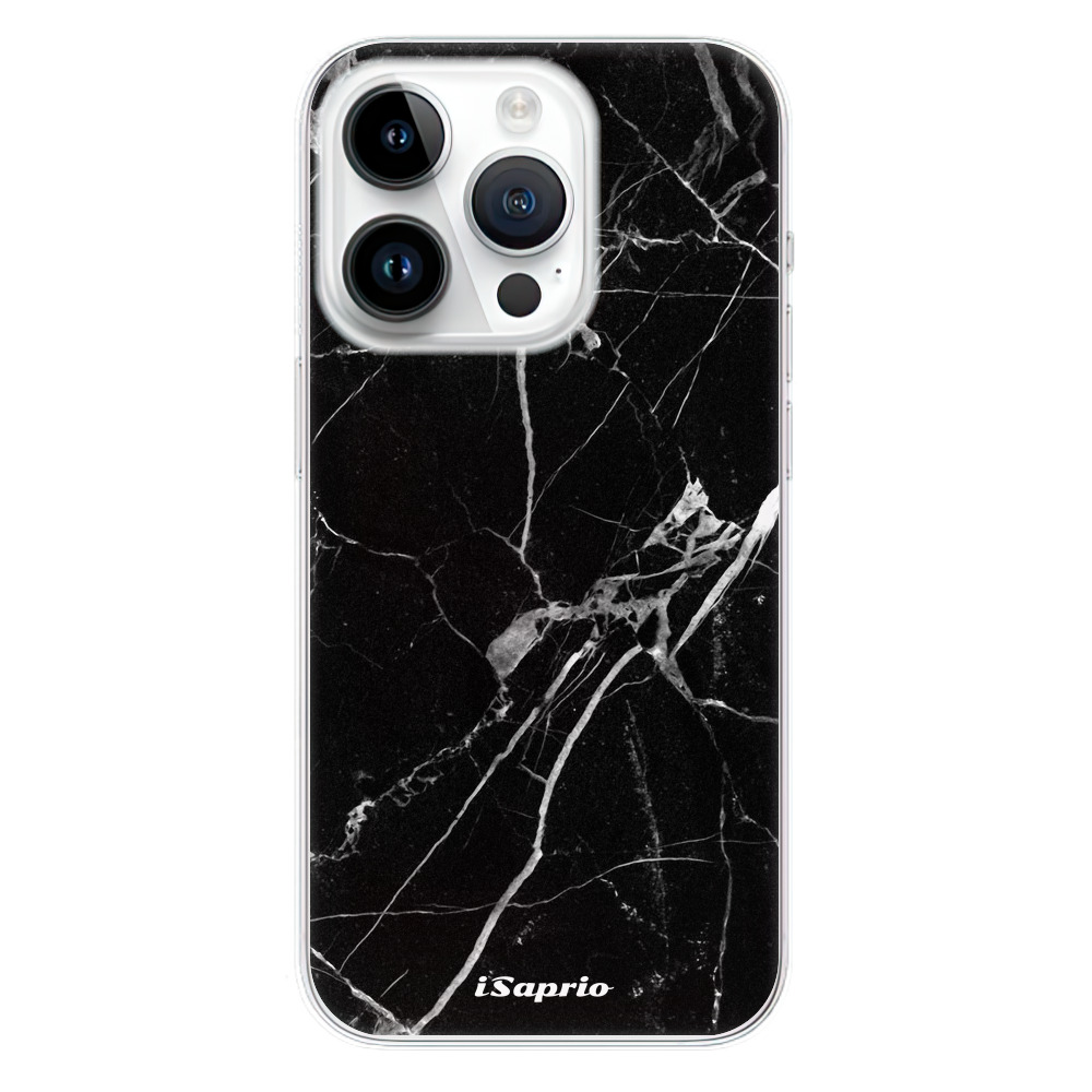 Odolné silikónové puzdro iSaprio - Black Marble 18 - iPhone 15 Pro