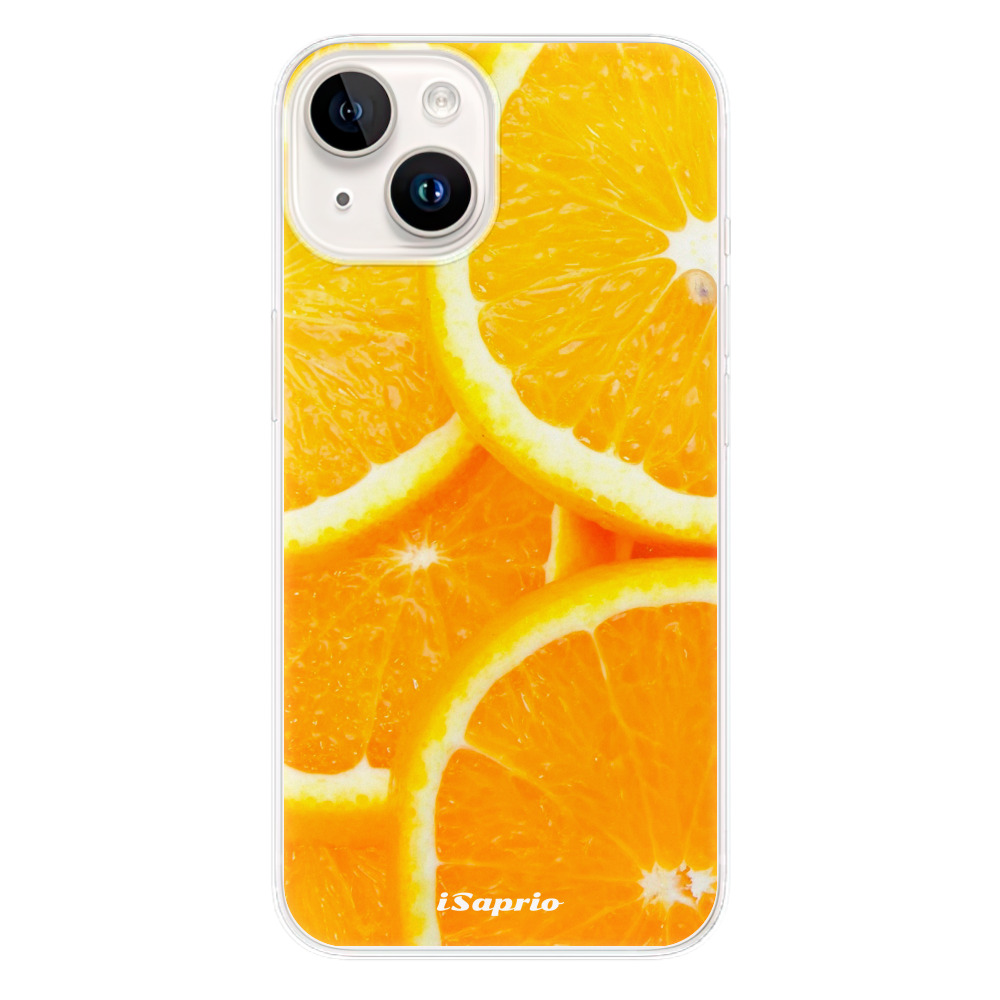 Odolné silikónové puzdro iSaprio - Orange 10 - iPhone 15 Plus