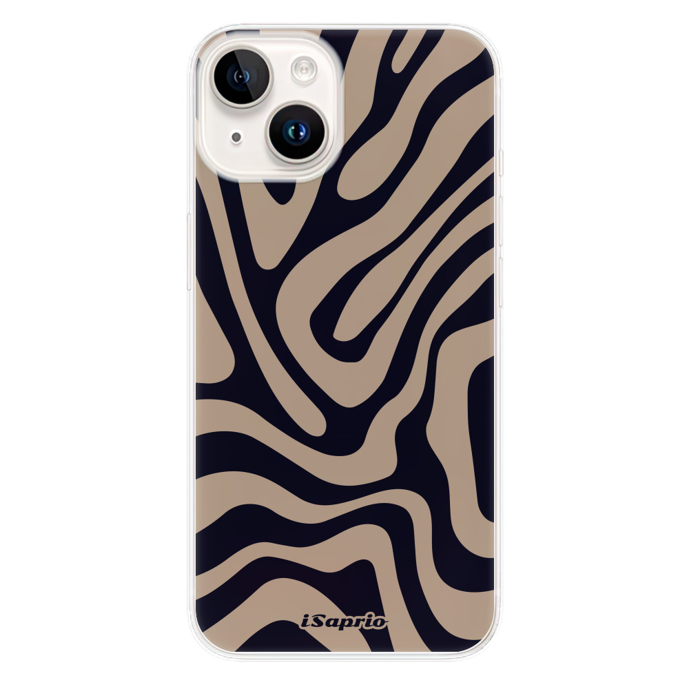 Odolné silikónové puzdro iSaprio - Zebra Black - iPhone 15 Plus
