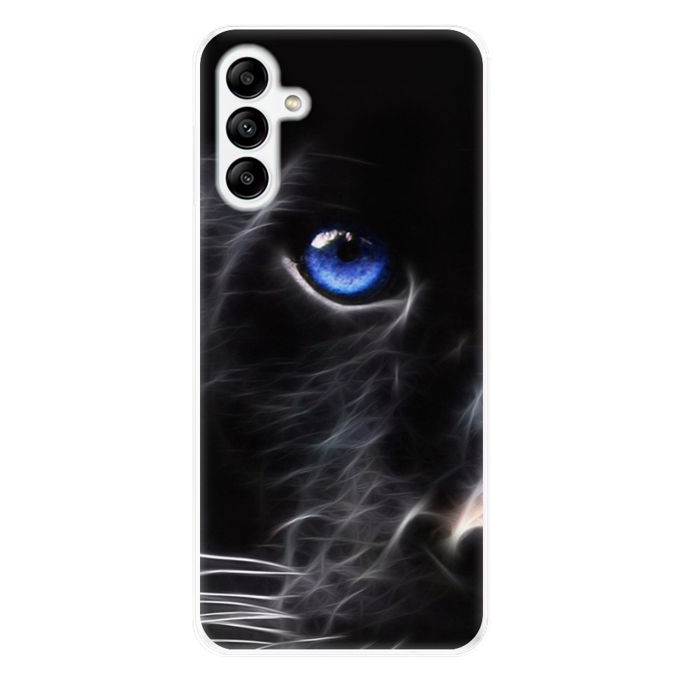 Odolné silikónové puzdro iSaprio - Black Puma - Samsung Galaxy A04s