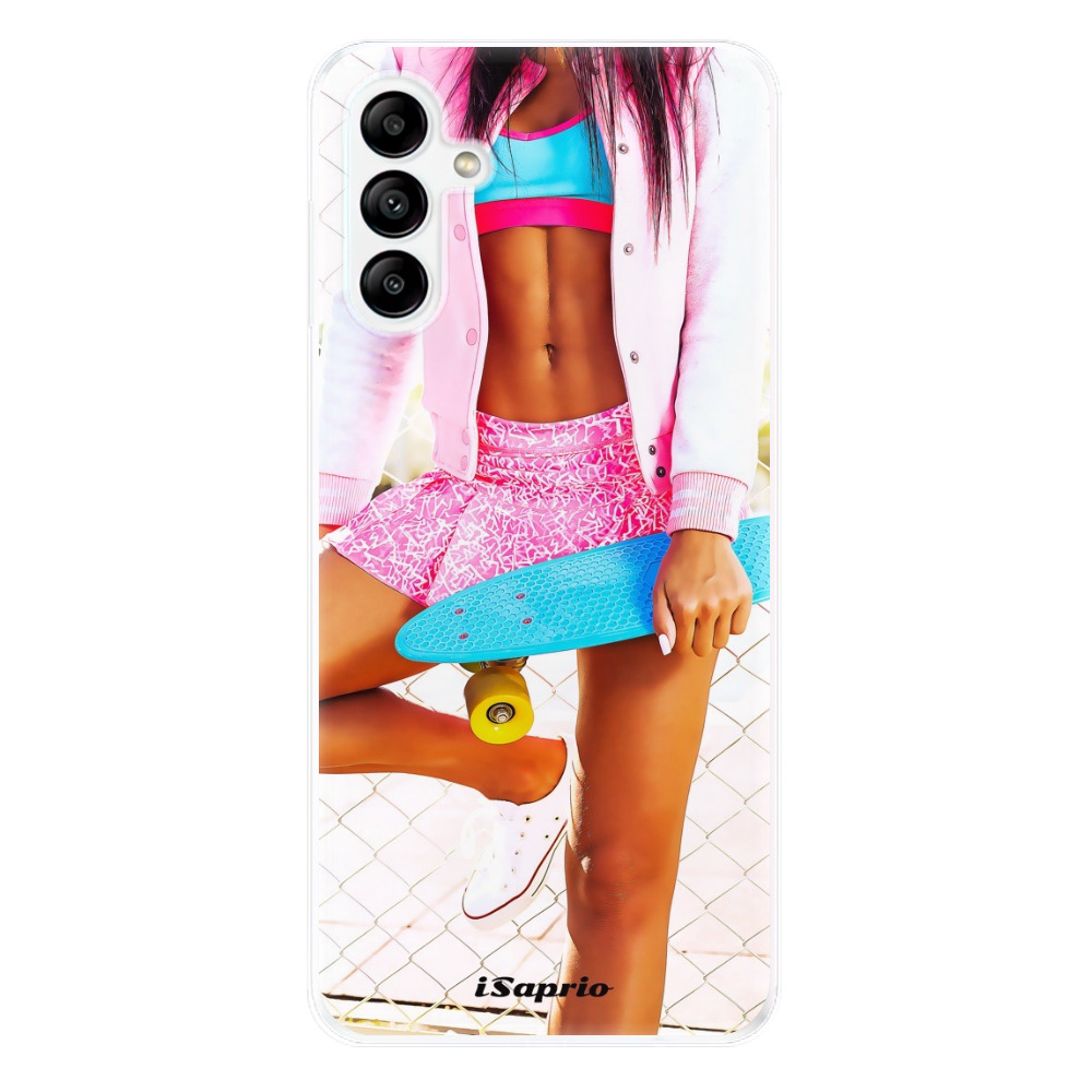 Odolné silikónové puzdro iSaprio - Skate girl 01 - Samsung Galaxy A04s