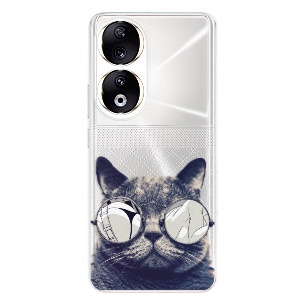 Odolné silikónové puzdro iSaprio - Crazy Cat 01 - Honor 90 5G