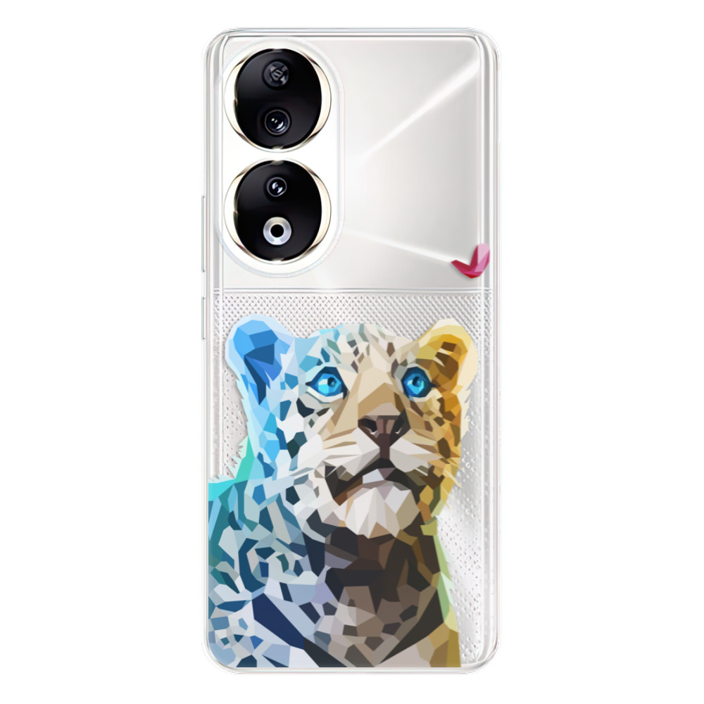 Odolné silikónové puzdro iSaprio - Leopard With Butterfly - Honor 90 5G