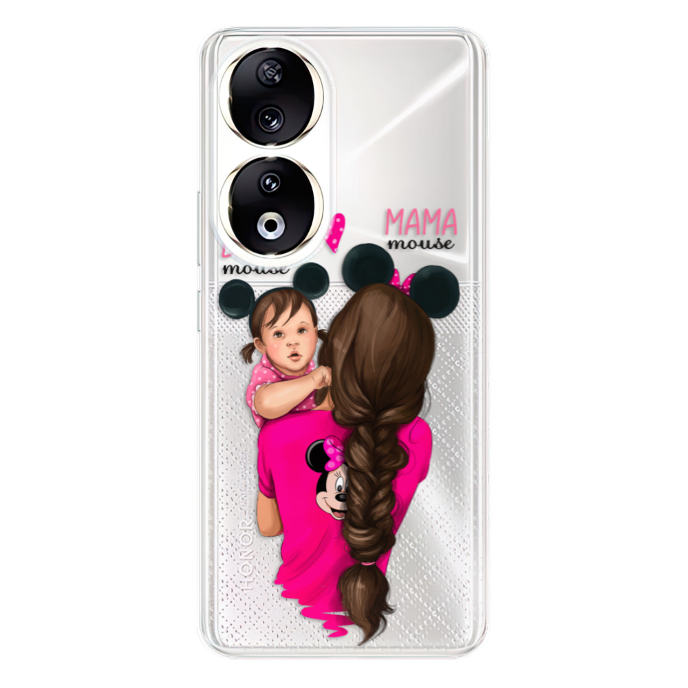 Odolné silikónové puzdro iSaprio - Mama Mouse Brunette and Girl - Honor 90 5G