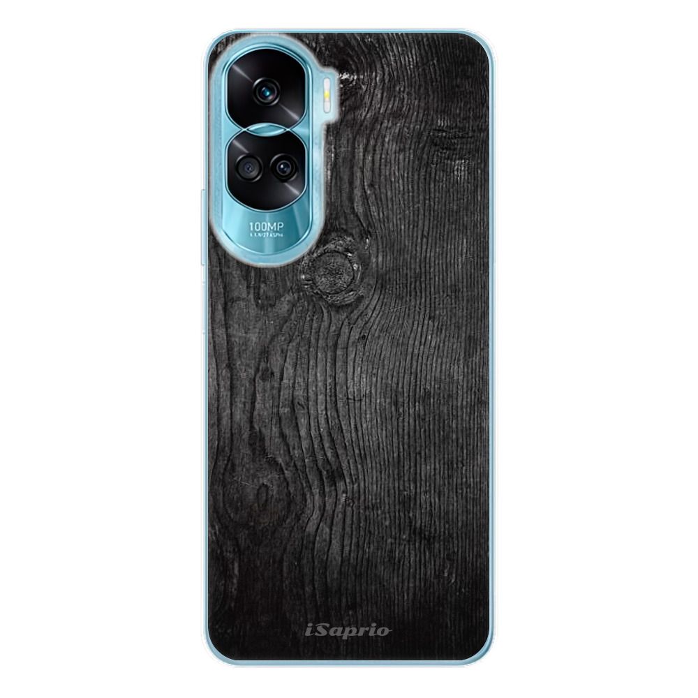 Odolné silikónové puzdro iSaprio - Black Wood 13 - Honor 90 Lite 5G