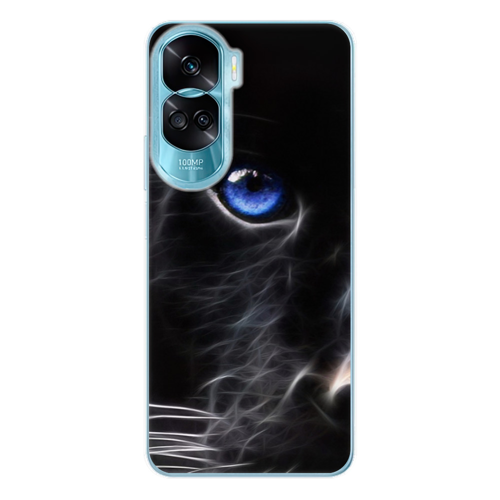 Odolné silikónové puzdro iSaprio - Black Puma - Honor 90 Lite 5G