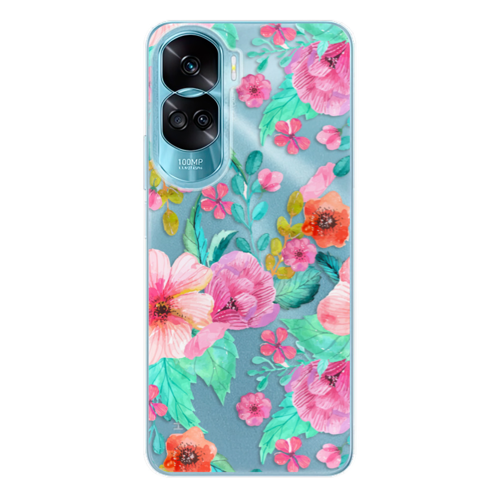 Odolné silikónové puzdro iSaprio - Flower Pattern 01 - Honor 90 Lite 5G