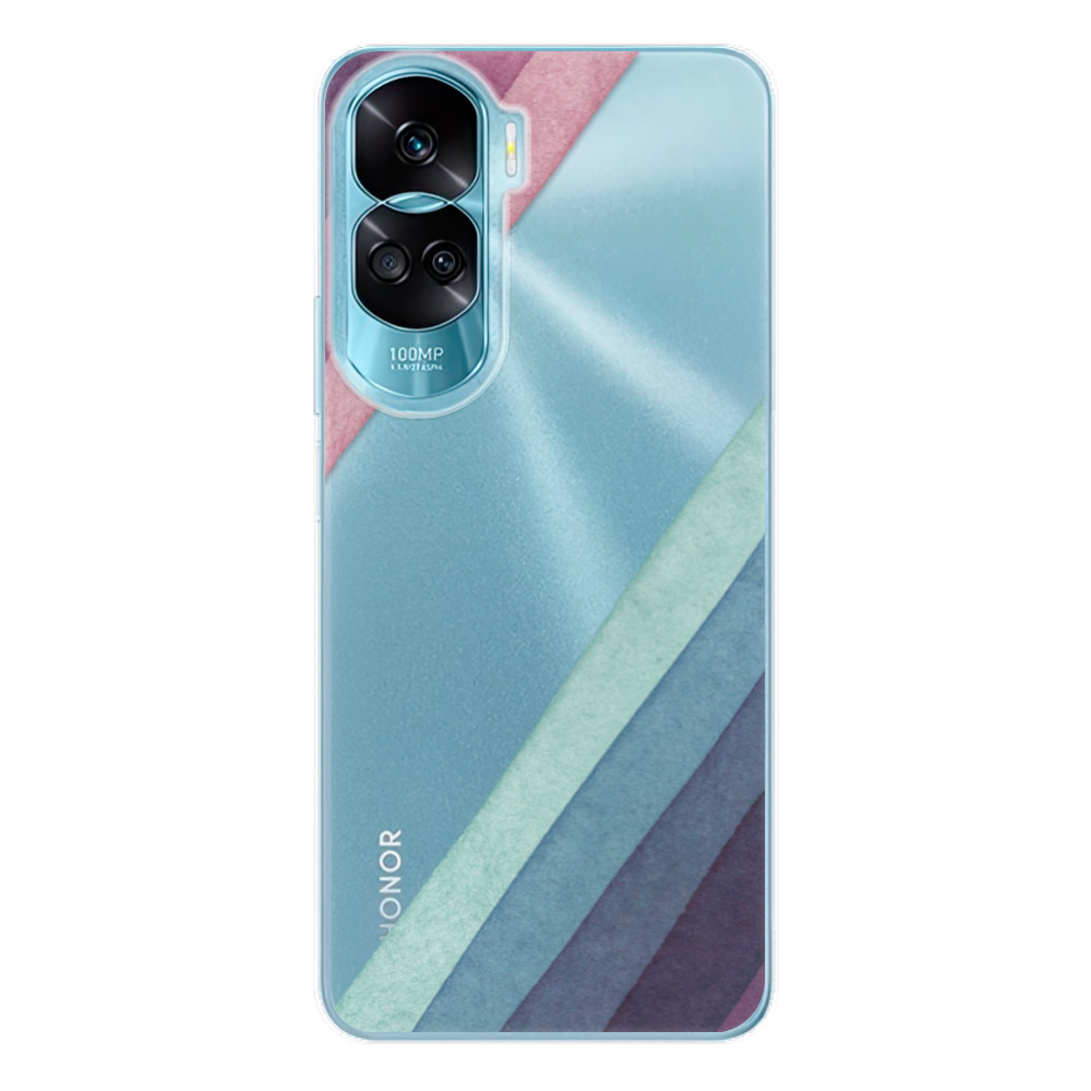 Odolné silikónové puzdro iSaprio - Glitter Stripes 01 - Honor 90 Lite 5G