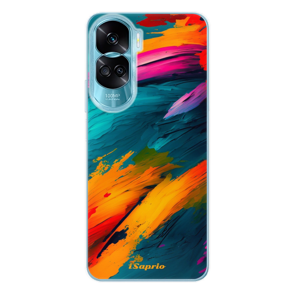 Odolné silikónové puzdro iSaprio - Blue Paint - Honor 90 Lite 5G