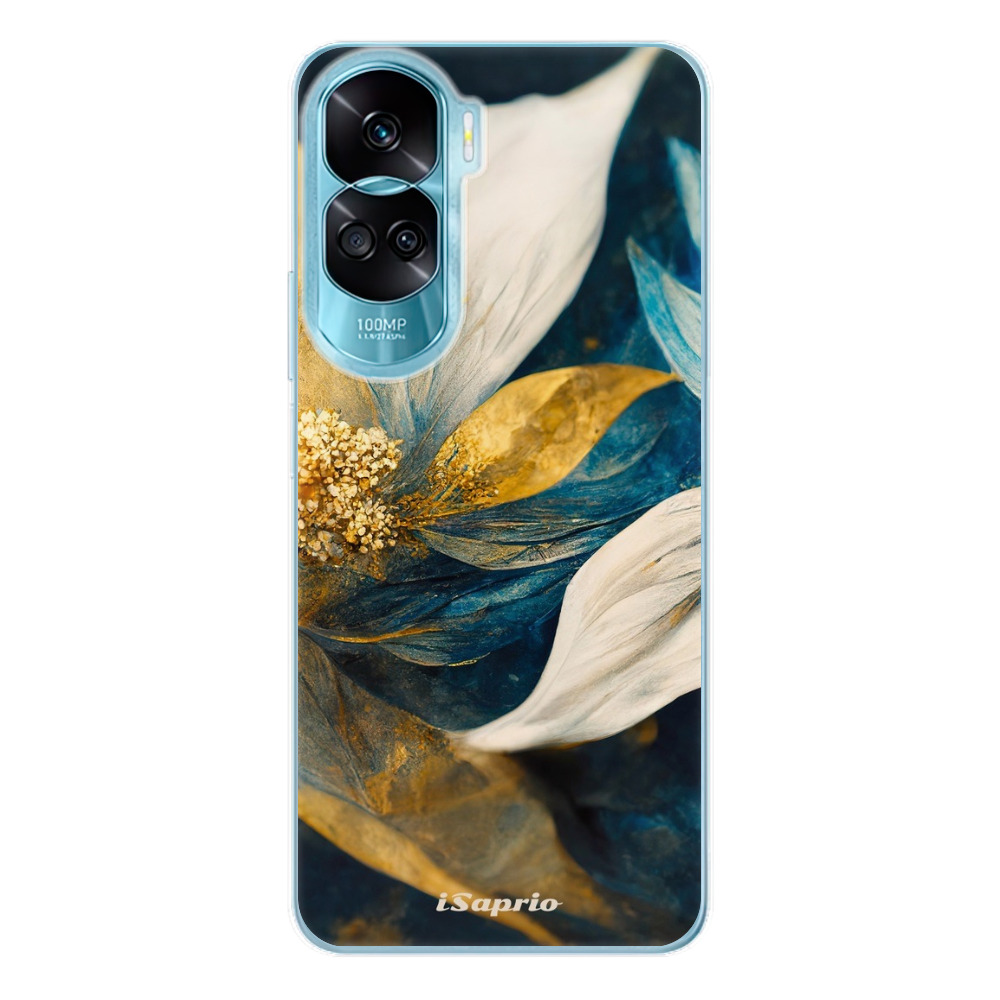 Odolné silikónové puzdro iSaprio - Gold Petals - Honor 90 Lite 5G