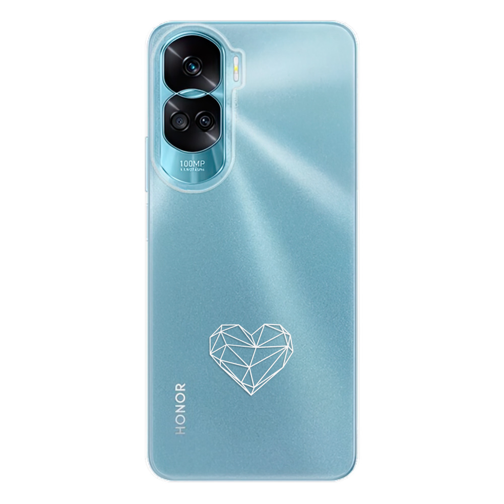 Odolné silikónové puzdro iSaprio - čiré - Digital Love - Honor 90 Lite 5G