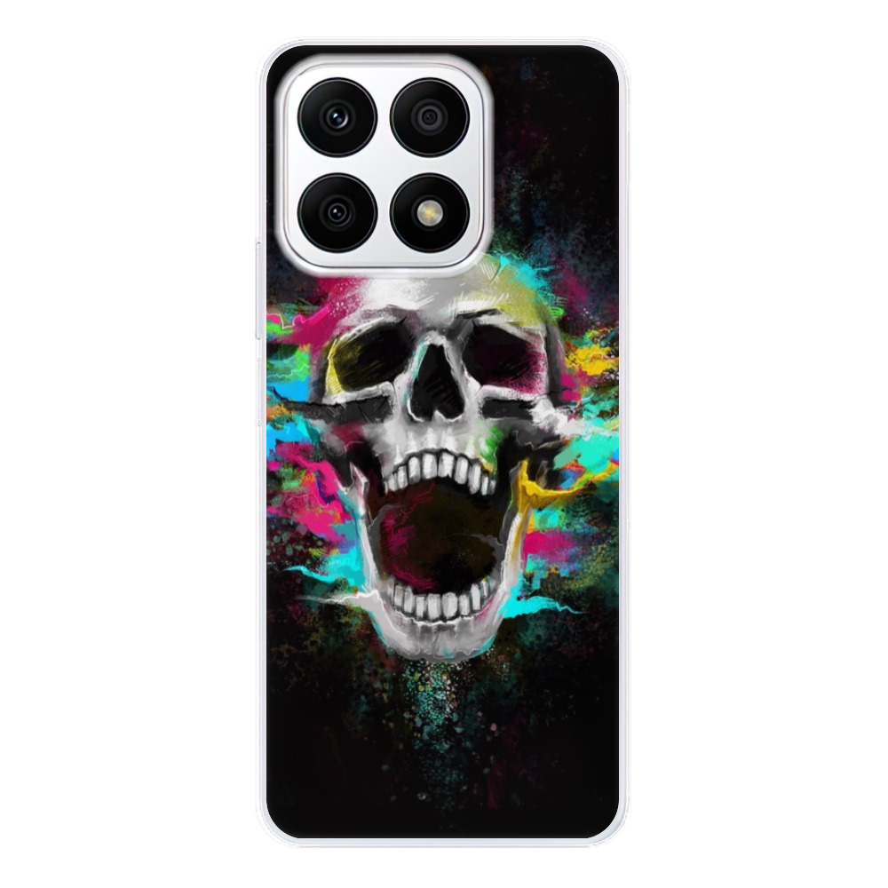 Odolné silikónové puzdro iSaprio - Skull in Colors - Honor X8a