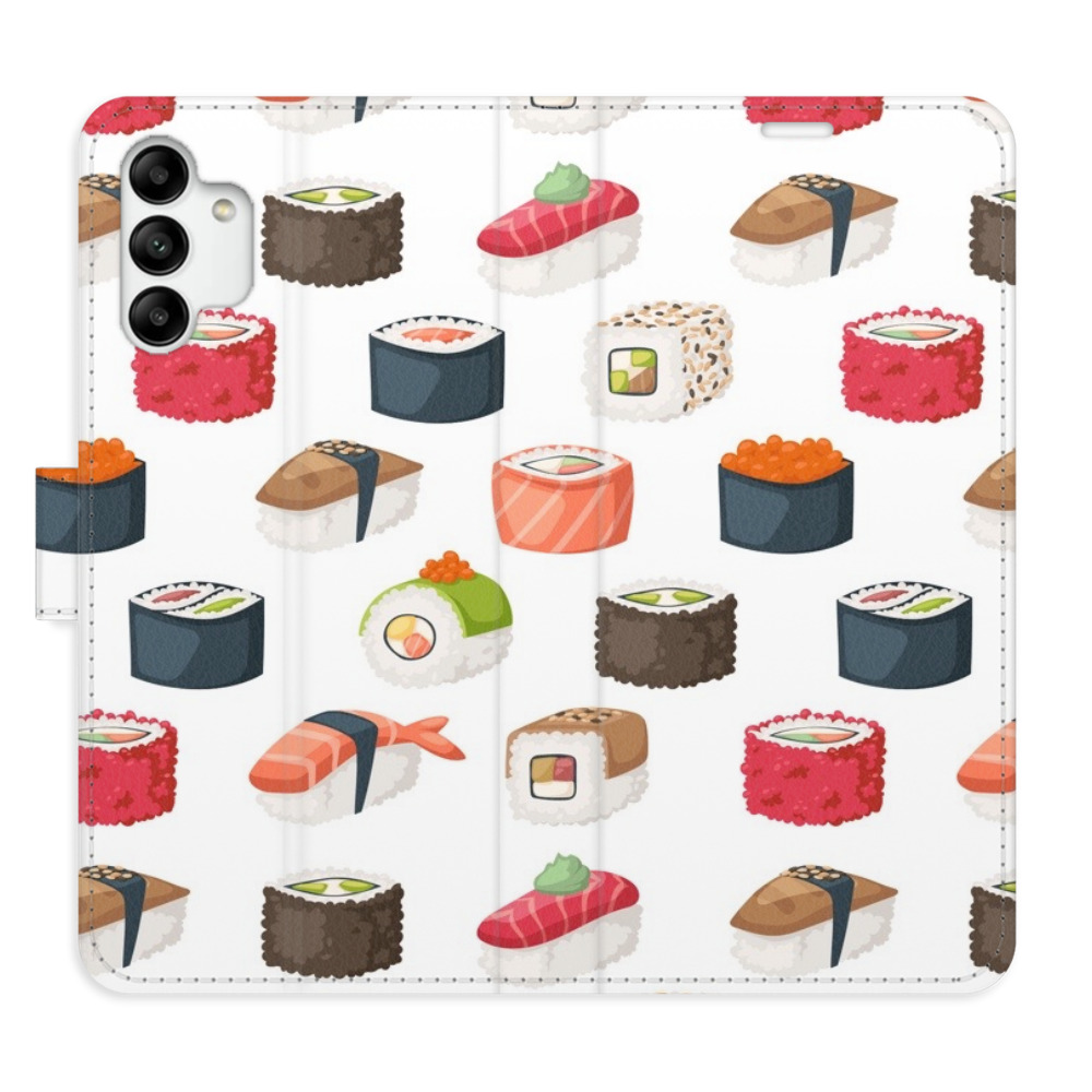 Flipové puzdro iSaprio - Sushi Pattern 02 - Samsung Galaxy A04s