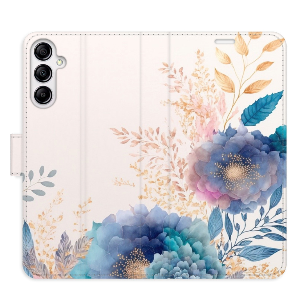 Flipové puzdro iSaprio - Ornamental Flowers 03 - Samsung Galaxy A14 / A14 5G