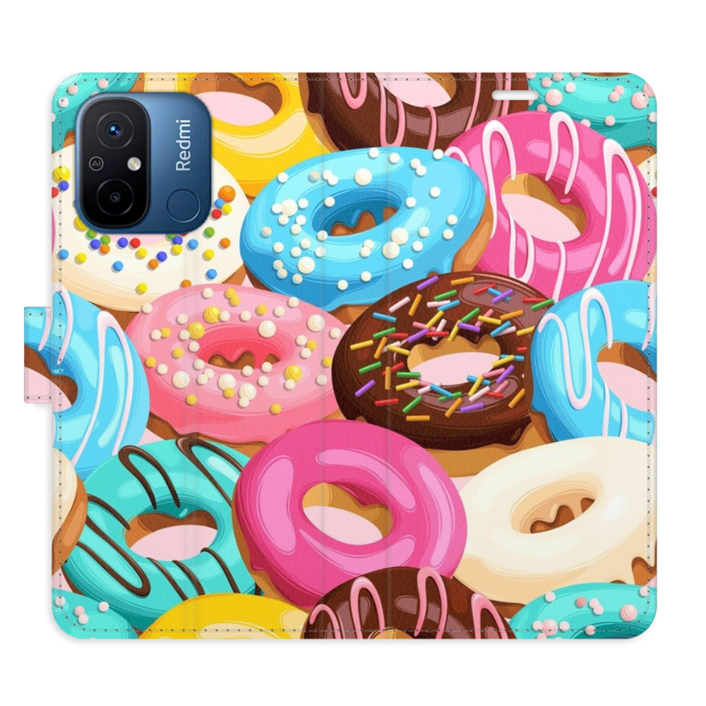 Flipové puzdro iSaprio - Donuts Pattern 02 - Xiaomi Redmi 12C