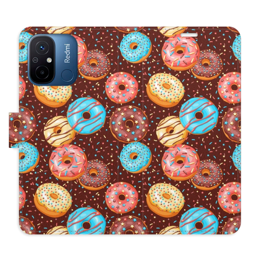 Flipové puzdro iSaprio - Donuts Pattern - Xiaomi Redmi 12C