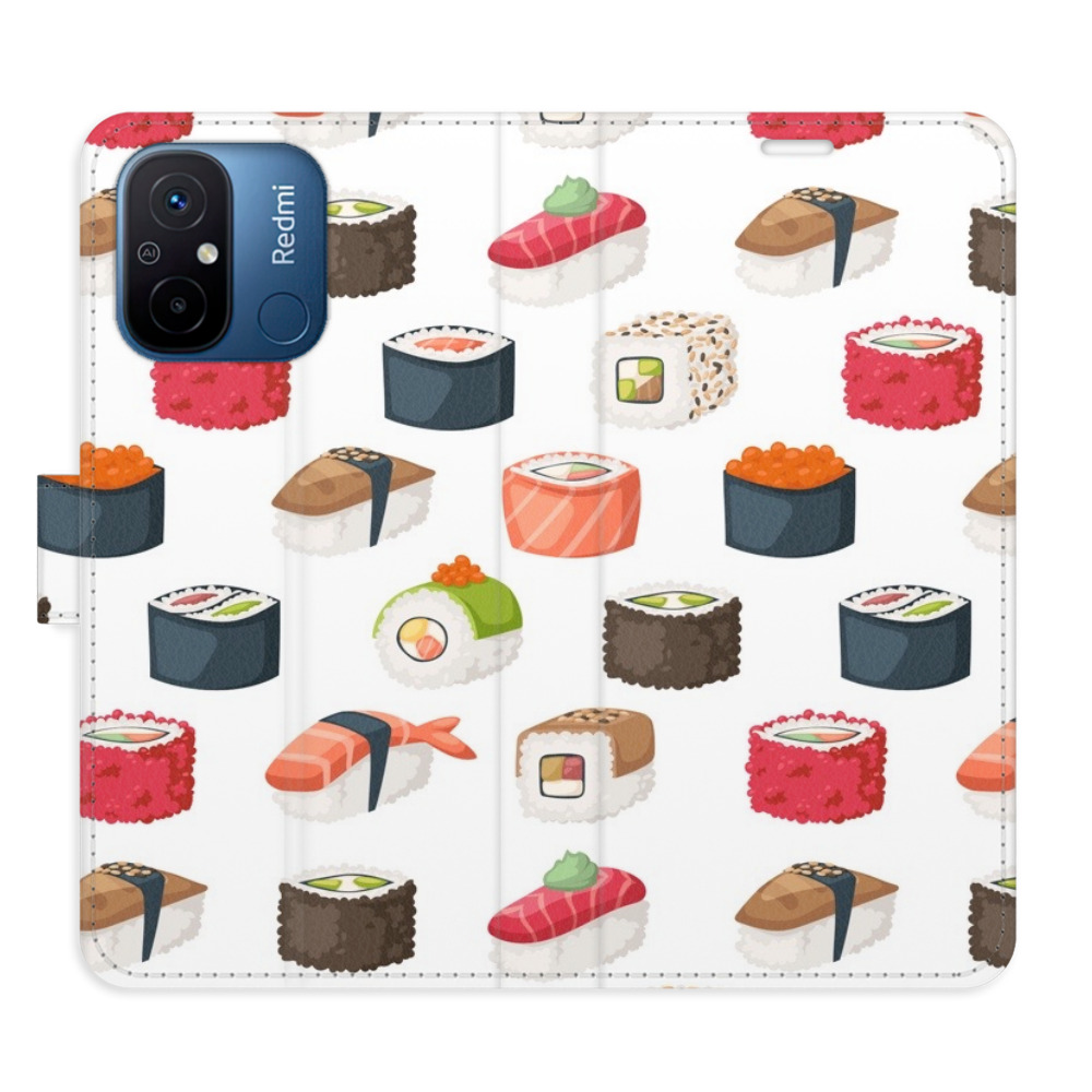 Flipové puzdro iSaprio - Sushi Pattern 02 - Xiaomi Redmi 12C